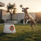 Lanzador Automático de Pelotas de Tenis para Perros – 3 Distancias Ajustables y Batería Recargable