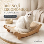 Cama Rascador Elevada de Sisal para Gatos | Nido de Descanso y Juego Antideslizante