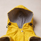 Chubasquero Impermeable con Capucha para Perros | Chaqueta Cortavientos Estilo Deportivo