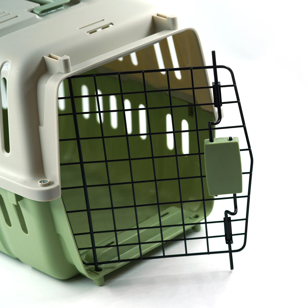 Small Dog Cat Carrier, Portable and Breathable Pet Carrier, Plastic Carrier for Dogs 2 Sizes