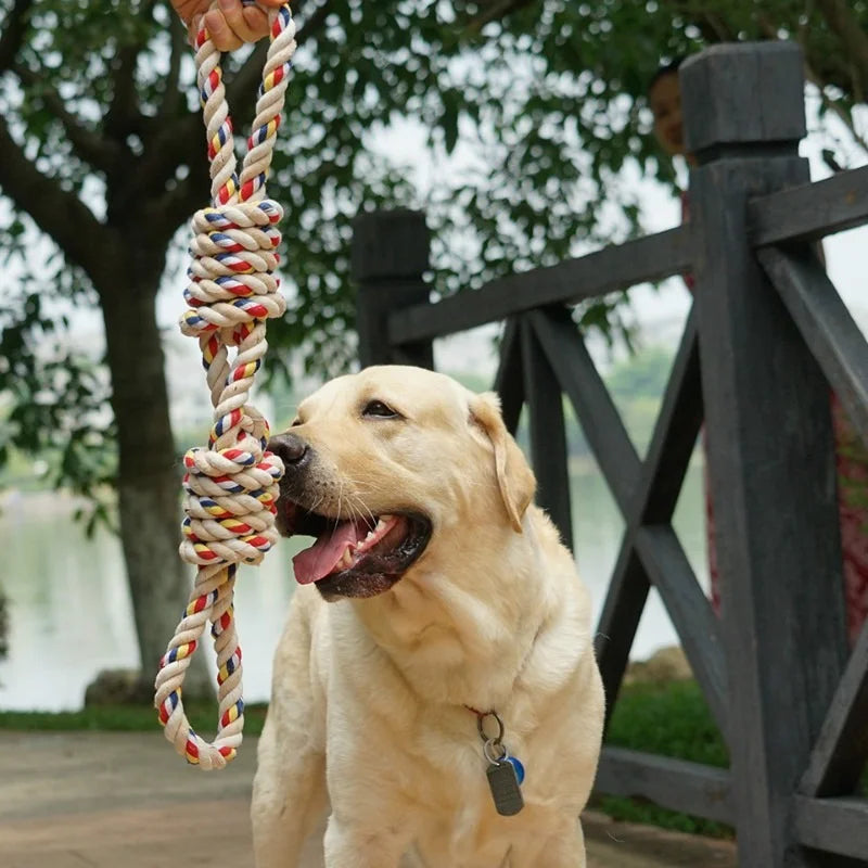 45CM Pets Toys Bite Molar Tooth Rope Dog Toy for Large Dogs Rottweiler Dog Toys Golden Retriever Chewing Teeth Big Toys WF1015