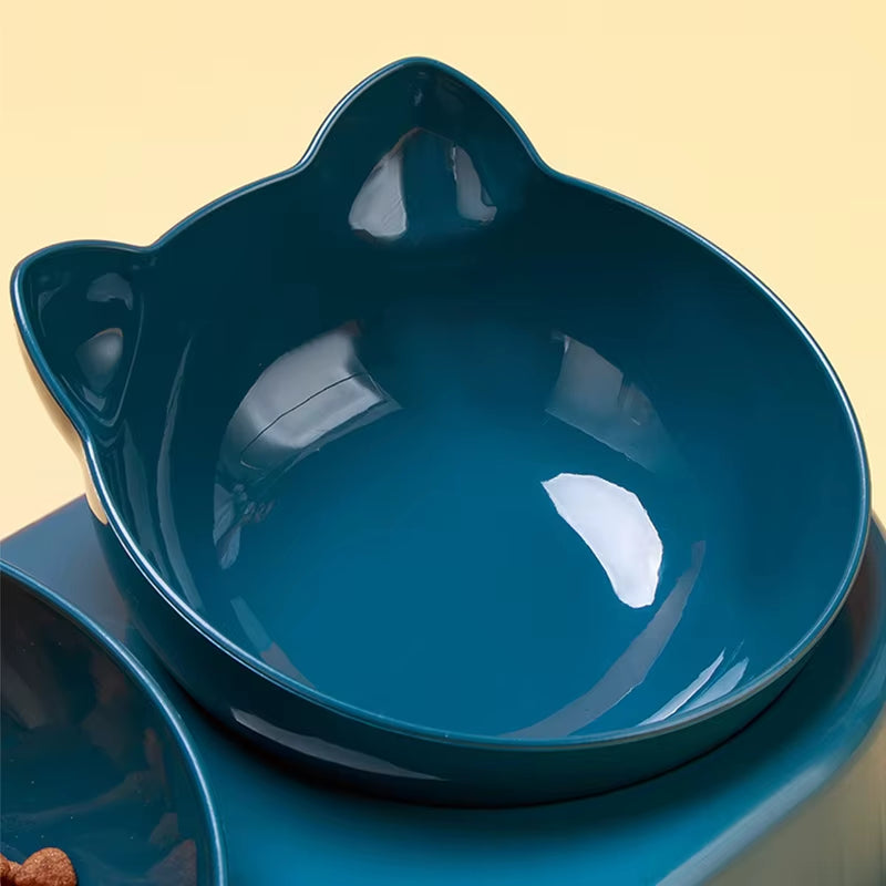 3 in 1 Cat Feeder Automatic Water Dispenser Double Bowl Pet Bowl for Small Dogs Cats Pet Food Container Cat Accessories
