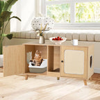 Gabinete Para Caja De Arena De Gatos Tabla De Rascar Casa De Gatos De Interior 108 X 50 X 60 Cm