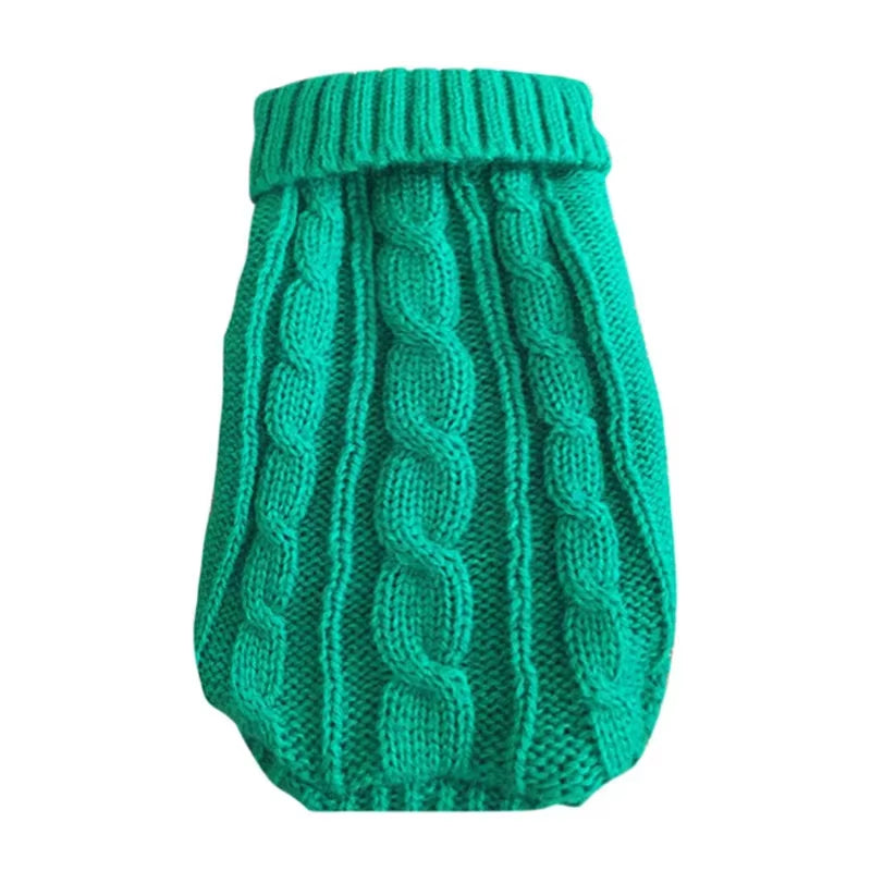 Dog Winter Clothes Knitted Pet Clothes for Small Medium Dogs Chihuahua Puppy Pet Sweater Yorkshire Pure Dog Sweater Ropa Perro