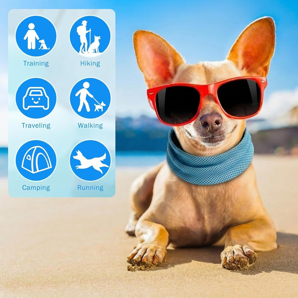 Collar Refrigerante Para Perros, Pañuelos De Cuello Para Perros, Transpirable, Disipación De Calor, Bandana Refrescante Para Perros, Bufanda De Refrigeración Instantánea Para Mascotas De Verano