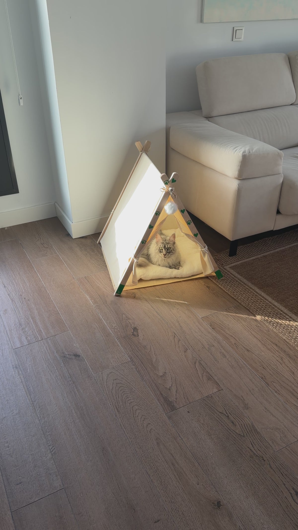 Cama Tipi para Perros Pequeños y Gatos | The Paws Boutique